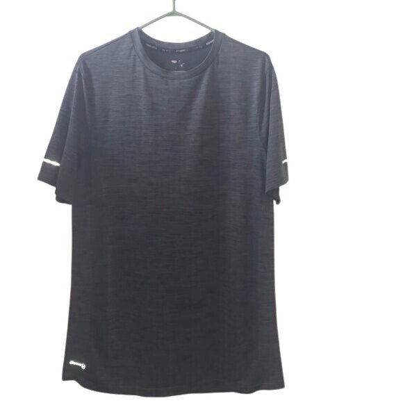 Russell Mens Dri-Power Performance T-Shirt Size L Gray Heather Short-Sleeve Ligh - Picture 1 of 10
